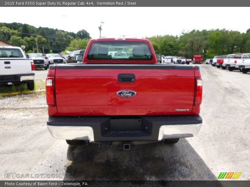 Vermillion Red / Steel 2015 Ford F350 Super Duty XL Regular Cab 4x4