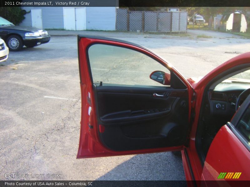 Victory Red / Gray 2011 Chevrolet Impala LT