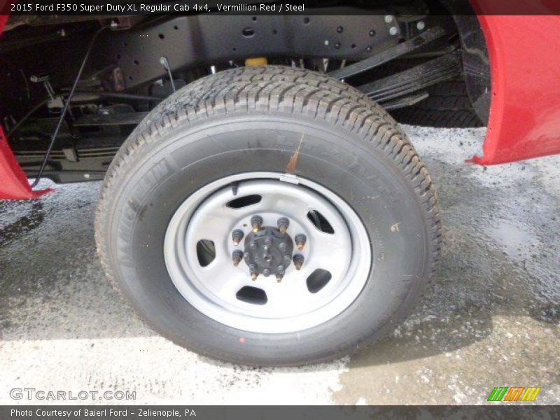 Vermillion Red / Steel 2015 Ford F350 Super Duty XL Regular Cab 4x4