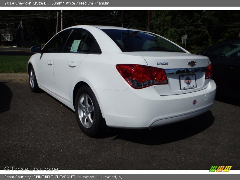Summit White / Medium Titanium 2014 Chevrolet Cruze LT