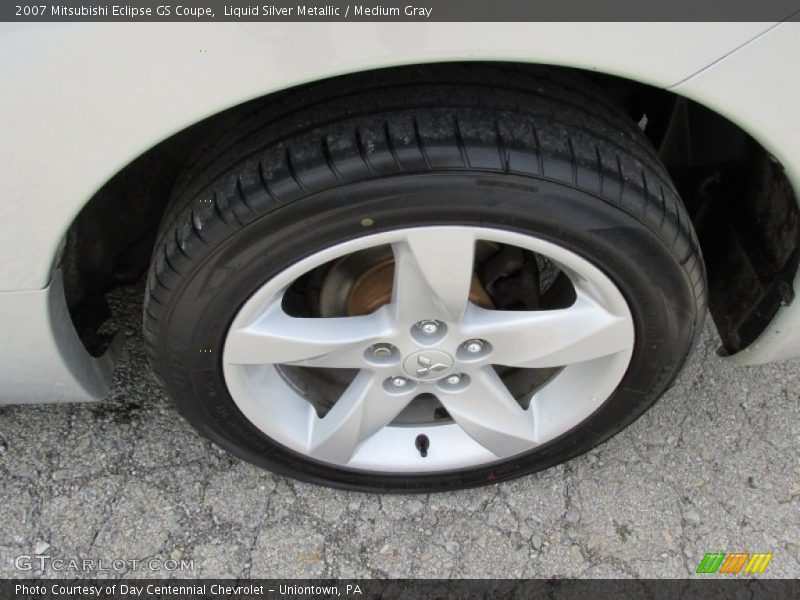 Liquid Silver Metallic / Medium Gray 2007 Mitsubishi Eclipse GS Coupe