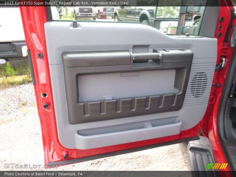 Vermillion Red / Steel 2015 Ford F350 Super Duty XL Regular Cab 4x4