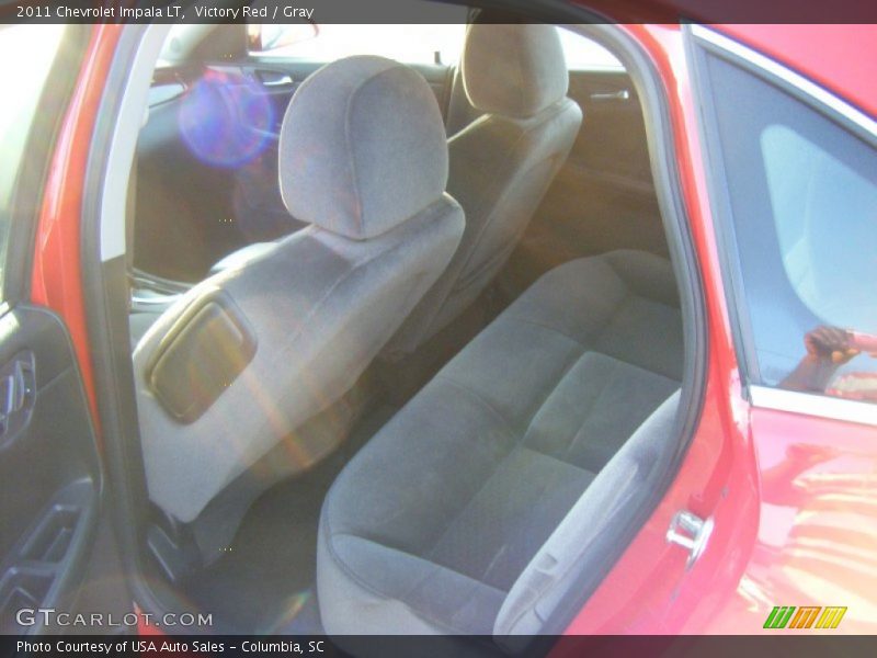 Victory Red / Gray 2011 Chevrolet Impala LT