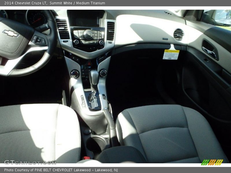 Summit White / Medium Titanium 2014 Chevrolet Cruze LT