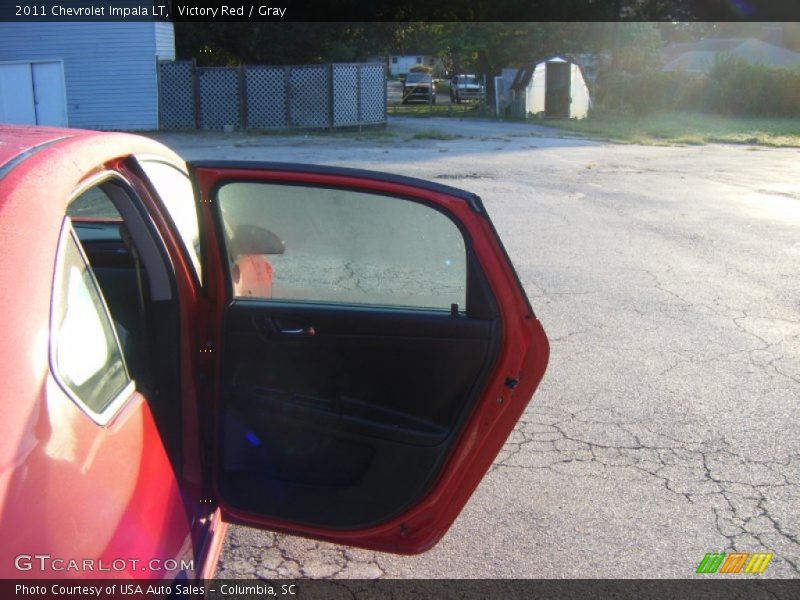 Victory Red / Gray 2011 Chevrolet Impala LT