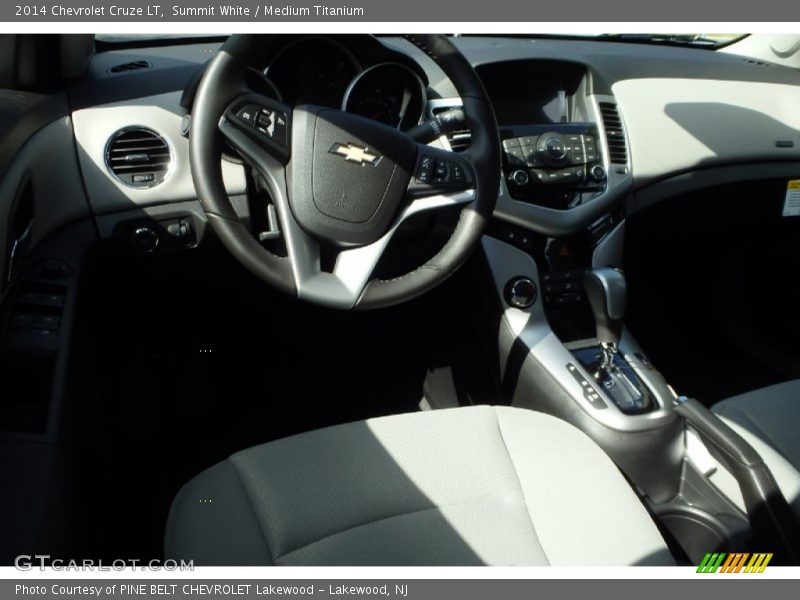 Summit White / Medium Titanium 2014 Chevrolet Cruze LT