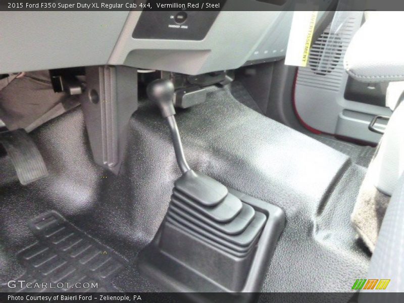 Vermillion Red / Steel 2015 Ford F350 Super Duty XL Regular Cab 4x4