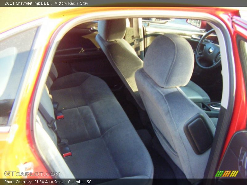 Victory Red / Gray 2011 Chevrolet Impala LT