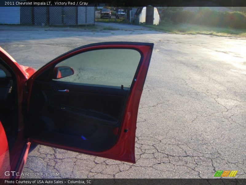 Victory Red / Gray 2011 Chevrolet Impala LT