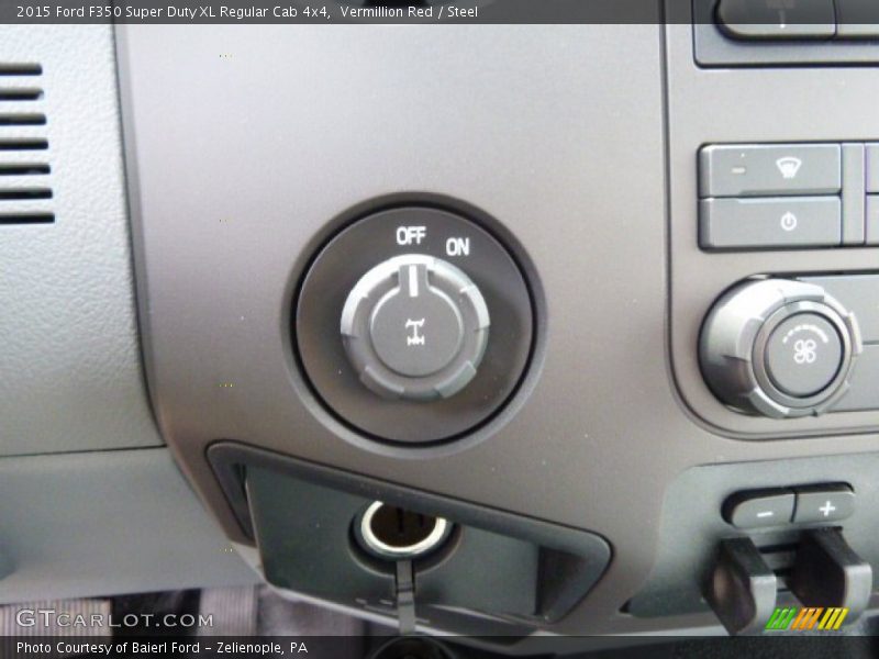 Vermillion Red / Steel 2015 Ford F350 Super Duty XL Regular Cab 4x4