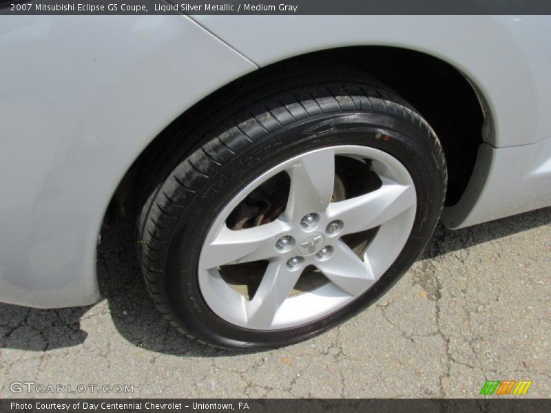 Liquid Silver Metallic / Medium Gray 2007 Mitsubishi Eclipse GS Coupe