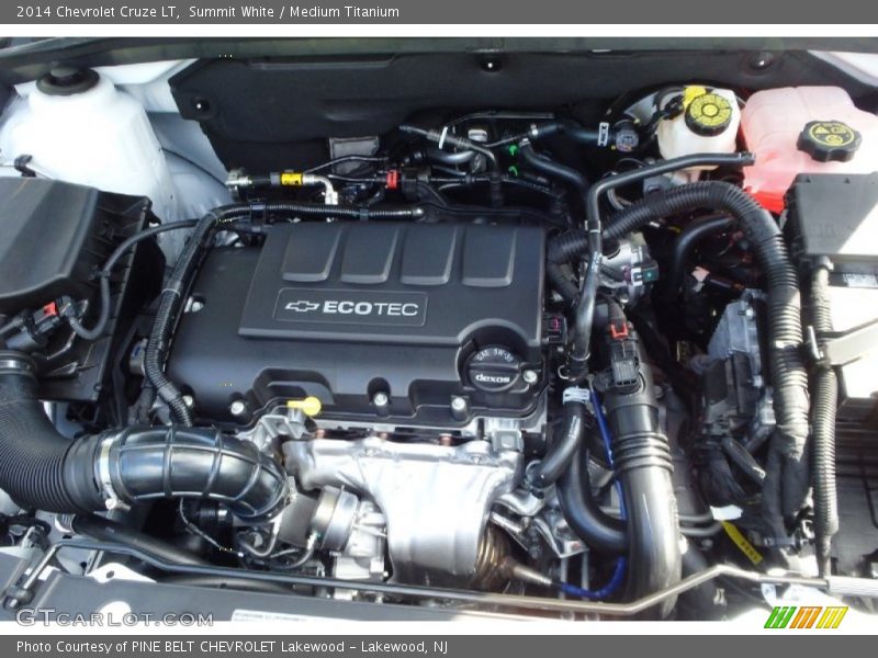 Summit White / Medium Titanium 2014 Chevrolet Cruze LT