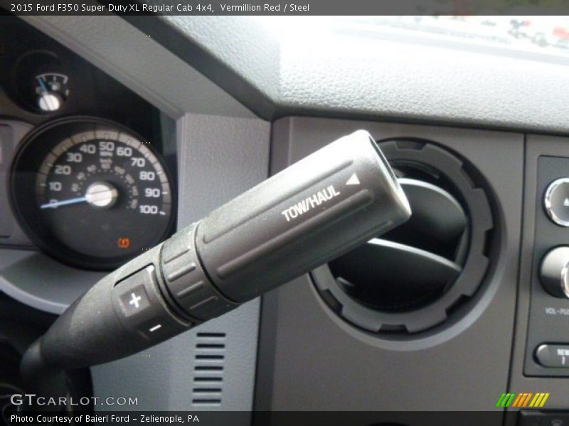Vermillion Red / Steel 2015 Ford F350 Super Duty XL Regular Cab 4x4