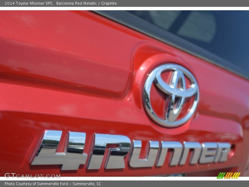 Barcelona Red Metallic / Graphite 2014 Toyota 4Runner SR5