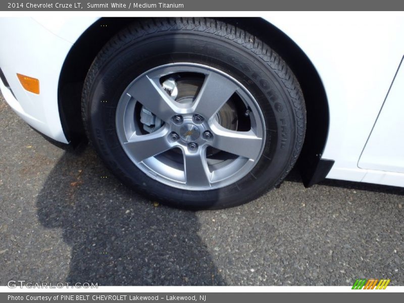 Summit White / Medium Titanium 2014 Chevrolet Cruze LT