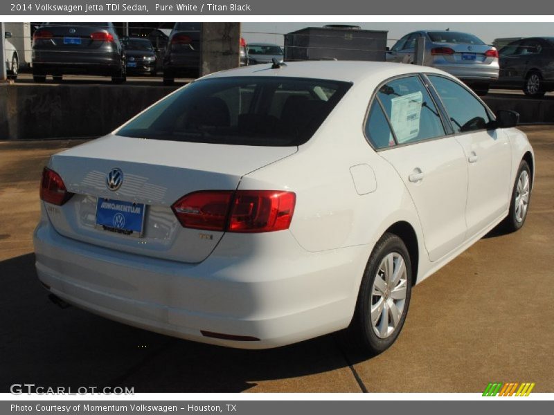 Pure White / Titan Black 2014 Volkswagen Jetta TDI Sedan