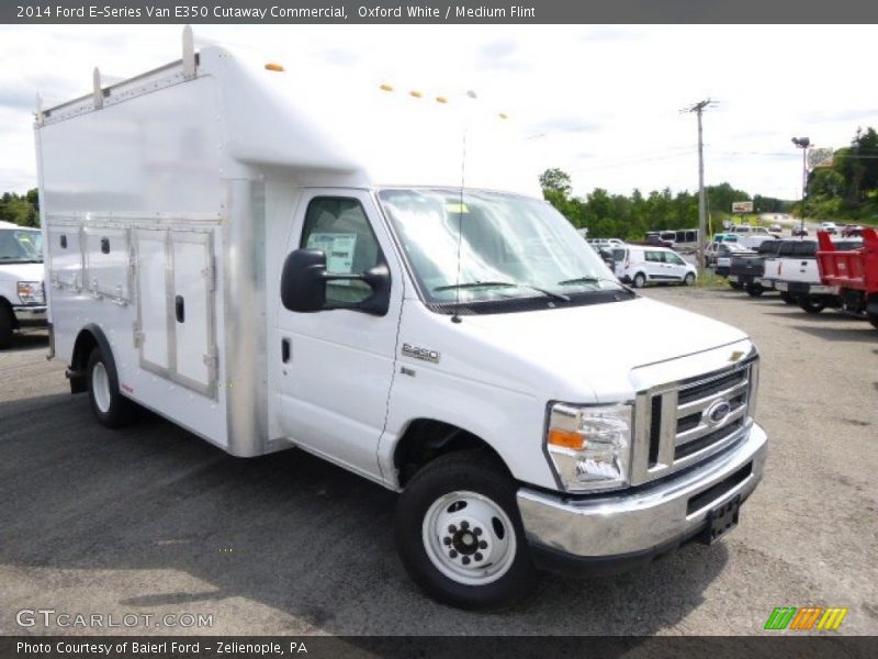 Oxford White / Medium Flint 2014 Ford E-Series Van E350 Cutaway Commercial