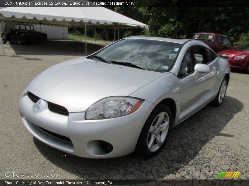 Liquid Silver Metallic / Medium Gray 2007 Mitsubishi Eclipse GS Coupe