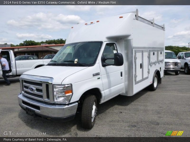 Oxford White / Medium Flint 2014 Ford E-Series Van E350 Cutaway Commercial