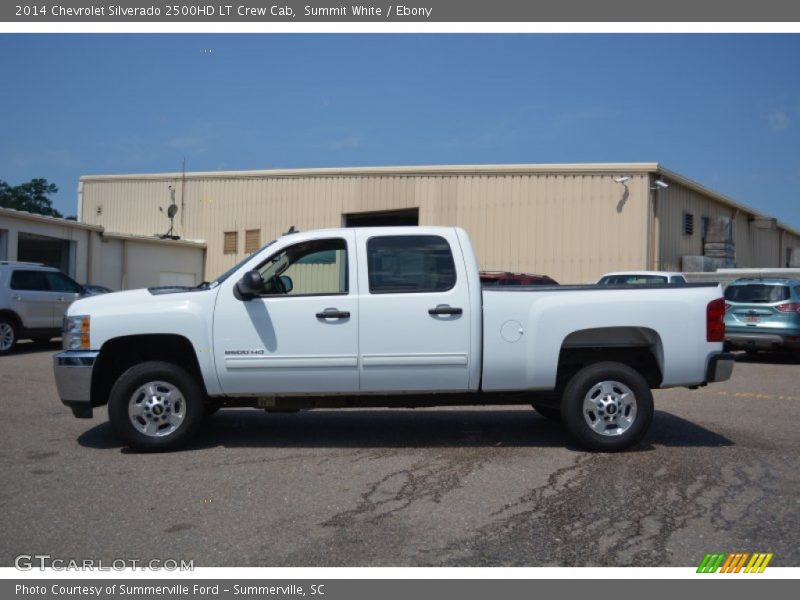 Summit White / Ebony 2014 Chevrolet Silverado 2500HD LT Crew Cab