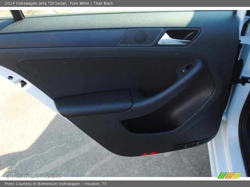 Pure White / Titan Black 2014 Volkswagen Jetta TDI Sedan