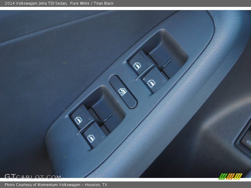 Pure White / Titan Black 2014 Volkswagen Jetta TDI Sedan