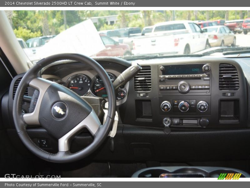 Summit White / Ebony 2014 Chevrolet Silverado 2500HD LT Crew Cab