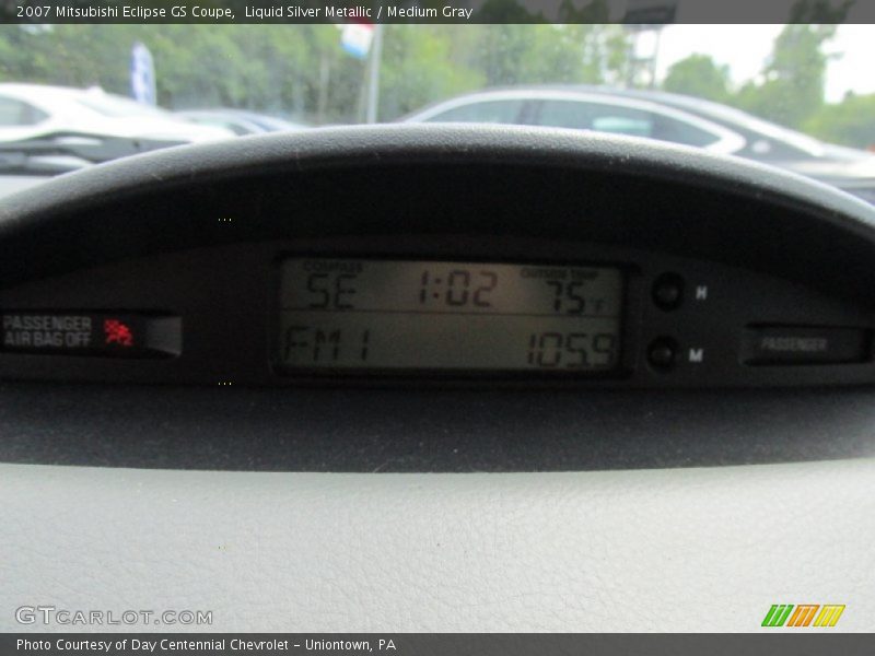 Liquid Silver Metallic / Medium Gray 2007 Mitsubishi Eclipse GS Coupe