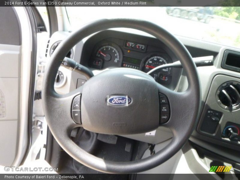 Oxford White / Medium Flint 2014 Ford E-Series Van E350 Cutaway Commercial