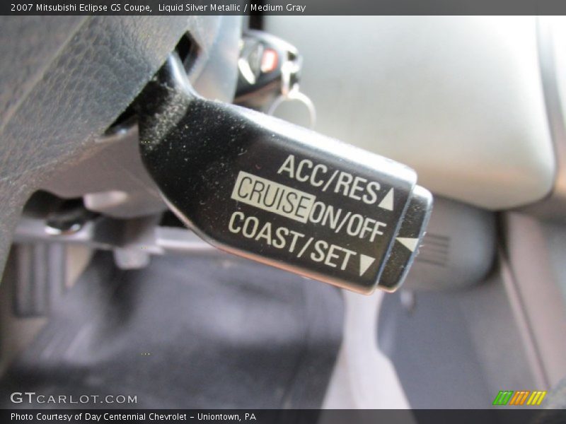 Liquid Silver Metallic / Medium Gray 2007 Mitsubishi Eclipse GS Coupe