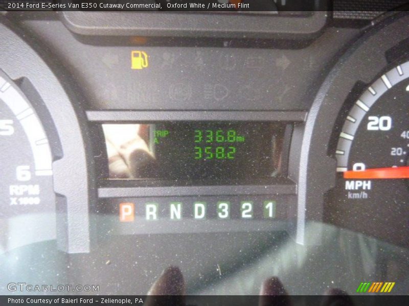 Oxford White / Medium Flint 2014 Ford E-Series Van E350 Cutaway Commercial