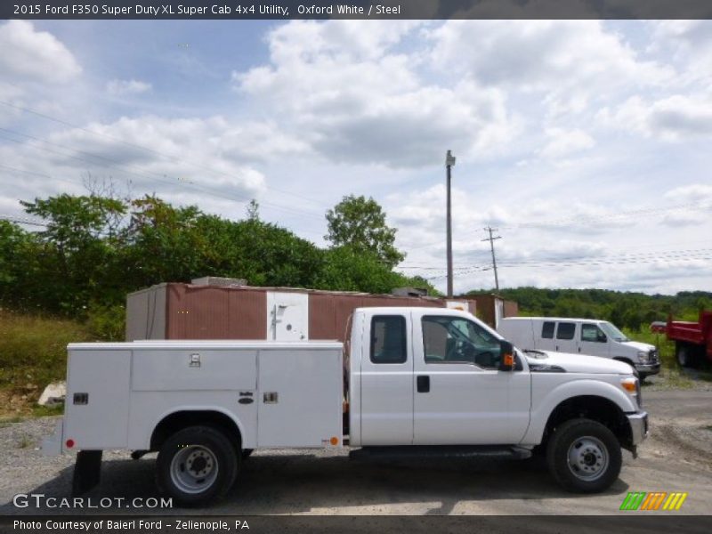 Oxford White / Steel 2015 Ford F350 Super Duty XL Super Cab 4x4 Utility