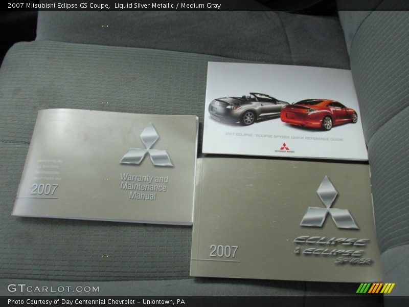 Liquid Silver Metallic / Medium Gray 2007 Mitsubishi Eclipse GS Coupe