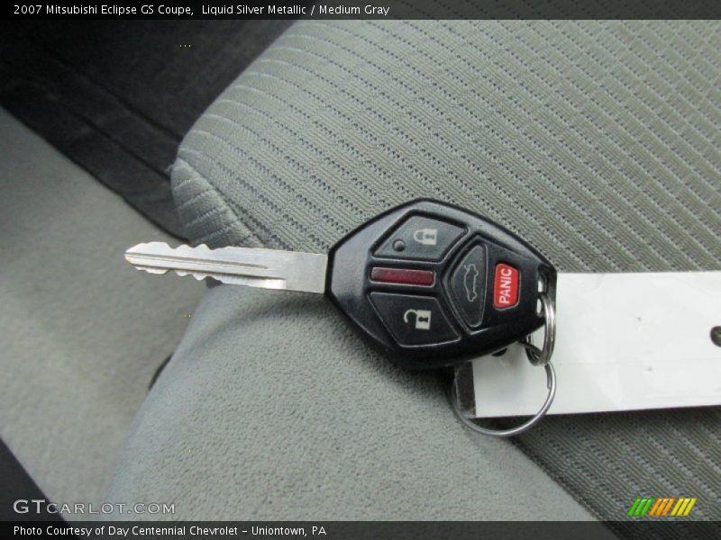 Liquid Silver Metallic / Medium Gray 2007 Mitsubishi Eclipse GS Coupe