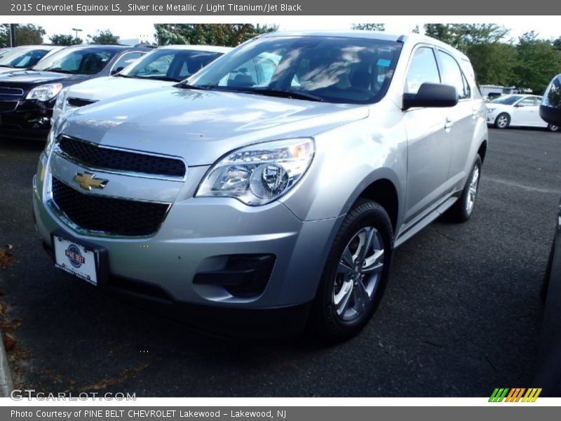 Silver Ice Metallic / Light Titanium/Jet Black 2015 Chevrolet Equinox LS