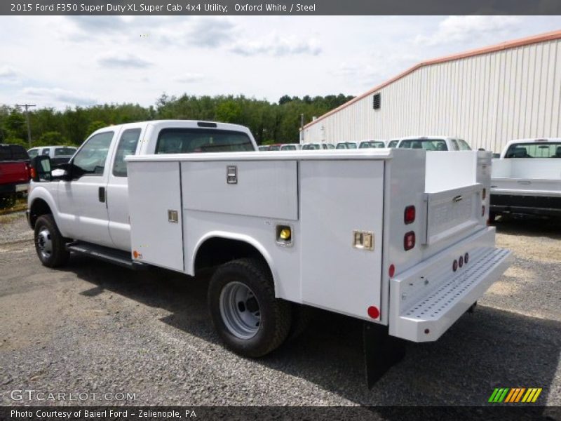 Oxford White / Steel 2015 Ford F350 Super Duty XL Super Cab 4x4 Utility