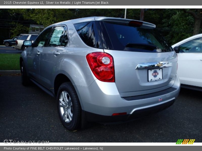 Silver Ice Metallic / Light Titanium/Jet Black 2015 Chevrolet Equinox LS