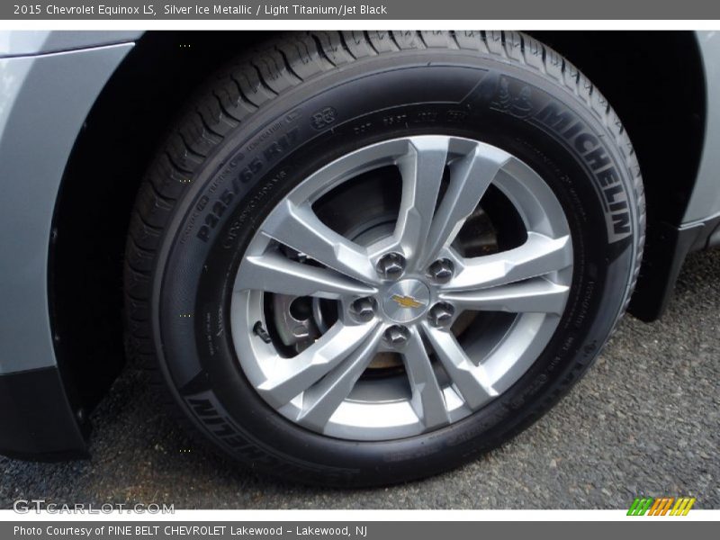 Silver Ice Metallic / Light Titanium/Jet Black 2015 Chevrolet Equinox LS