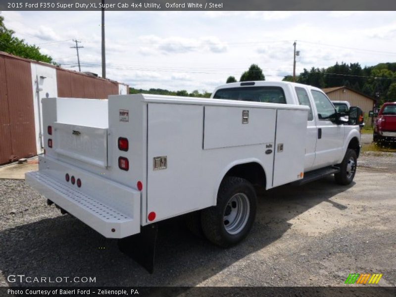 Oxford White / Steel 2015 Ford F350 Super Duty XL Super Cab 4x4 Utility
