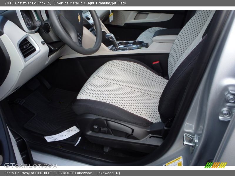 Silver Ice Metallic / Light Titanium/Jet Black 2015 Chevrolet Equinox LS