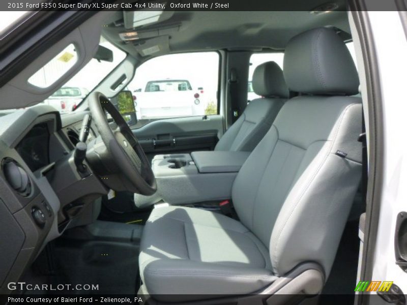 Oxford White / Steel 2015 Ford F350 Super Duty XL Super Cab 4x4 Utility