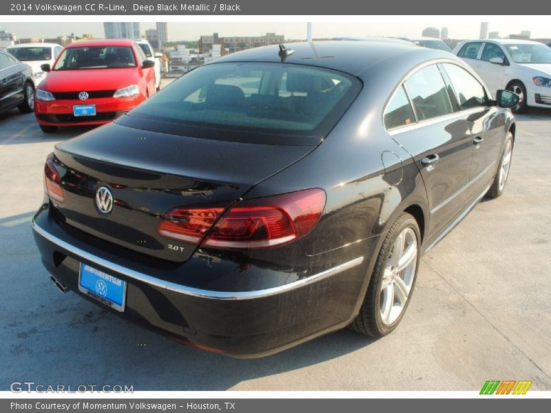 Deep Black Metallic / Black 2014 Volkswagen CC R-Line