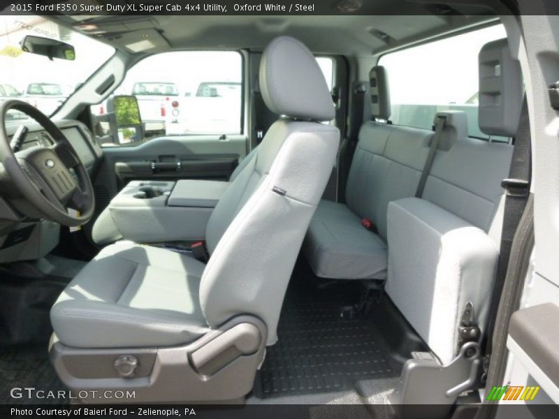 Oxford White / Steel 2015 Ford F350 Super Duty XL Super Cab 4x4 Utility