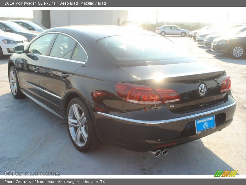 Deep Black Metallic / Black 2014 Volkswagen CC R-Line