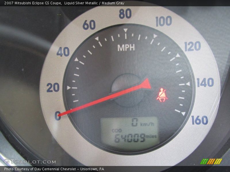 Liquid Silver Metallic / Medium Gray 2007 Mitsubishi Eclipse GS Coupe
