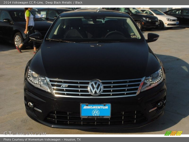 Deep Black Metallic / Black 2014 Volkswagen CC R-Line