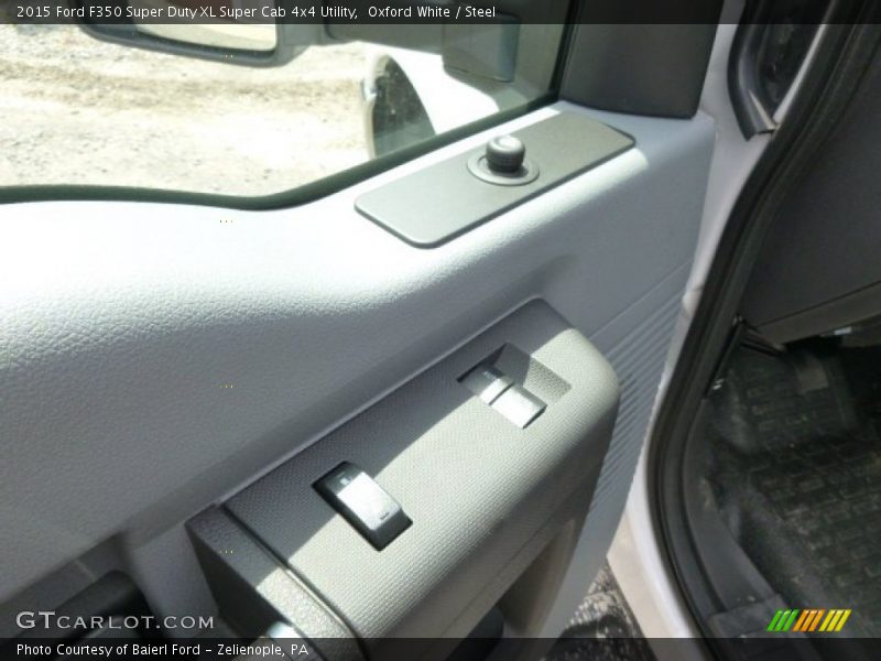 Oxford White / Steel 2015 Ford F350 Super Duty XL Super Cab 4x4 Utility