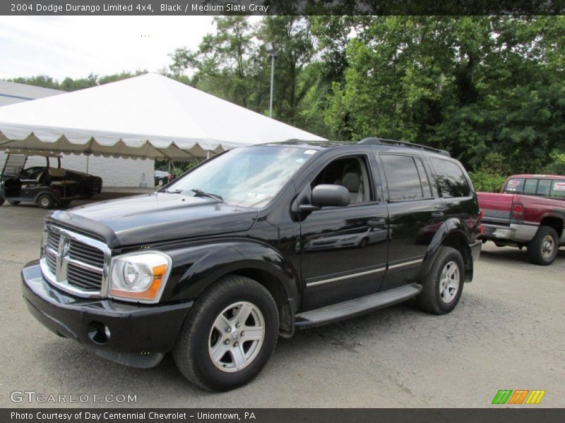 Black / Medium Slate Gray 2004 Dodge Durango Limited 4x4