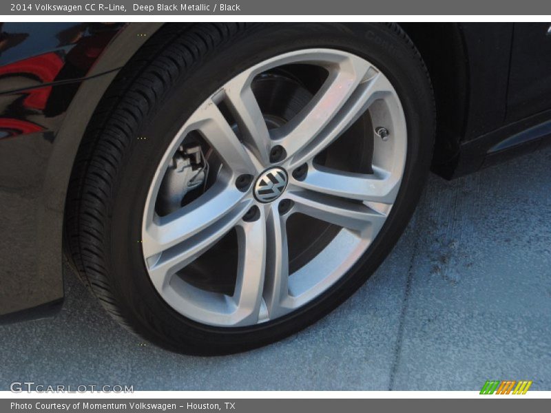 Deep Black Metallic / Black 2014 Volkswagen CC R-Line