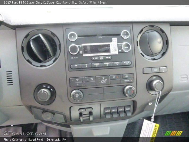 Oxford White / Steel 2015 Ford F350 Super Duty XL Super Cab 4x4 Utility